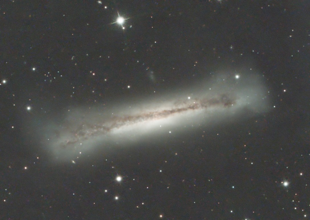 After Stellacuity: the Hamburger Galaxy (NGC 3628) in colour